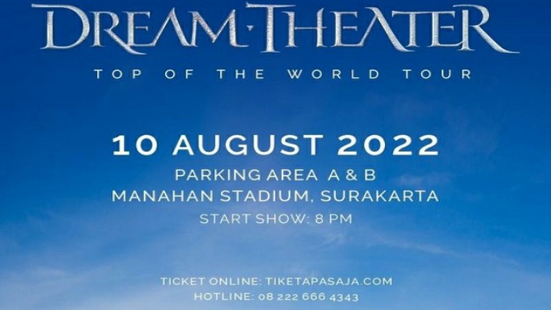 Jelang Konser di Solo, Personel Dream Theater Mulai Berdatangan