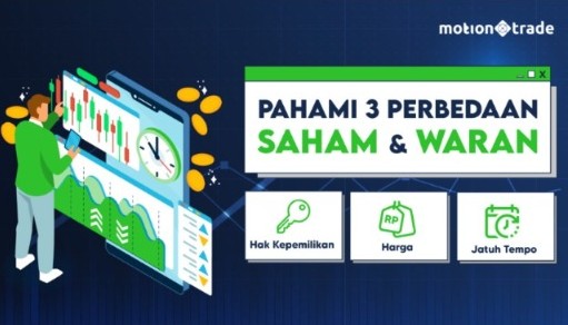   Tips MotionTrade: Pahami 3 Perbedaan Saham dan Waran