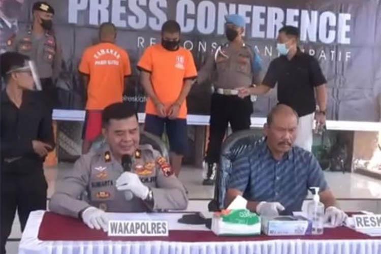 Polres Klaten Ungkap Komplotan Pencurian Spare Part Alat Berat