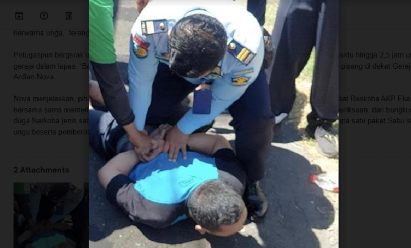 Apes, Pemuda Madiun Ini Tertangkap Usai Lempar Sabu ke Lapas dengan Ketapel