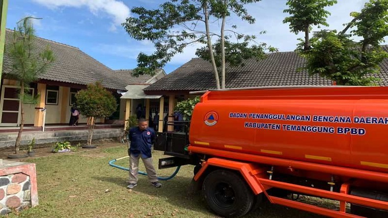 2 Sekolah di Temanggung Kesulitan Air Bersih saat Kemarau