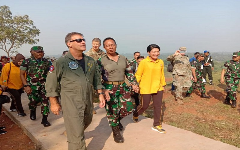 Panglima TNI Tinjau Lokasi Latihan Tembakan Amunisi Tajam di OKU Sumsel 
