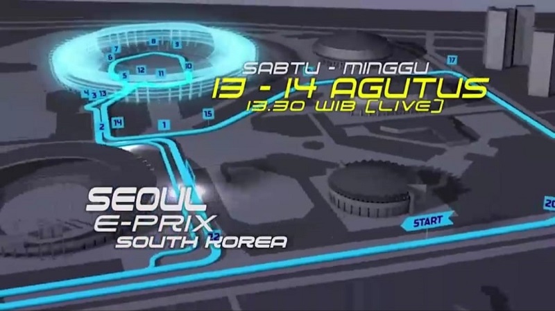 Hari Ini! Saksikan Kejuaraan Mobil Balap Dunia Formula E Seoul E-Prix 2022, LIVE di iNews