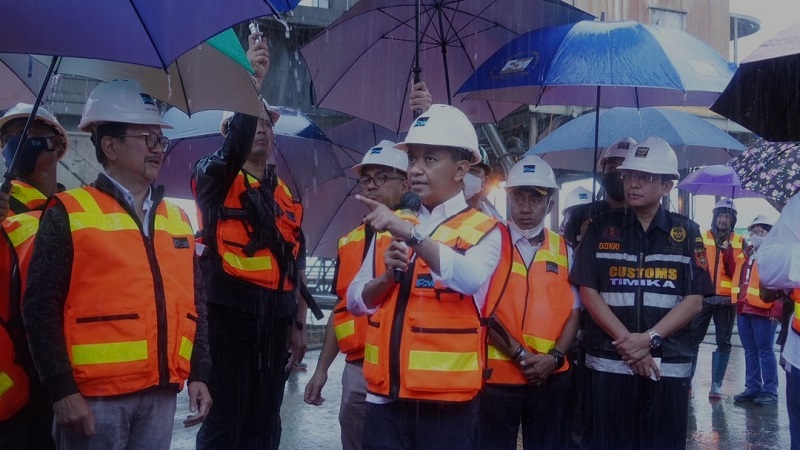 Bahlil Pastikan Hilirisasi Freeport Berjalan, Smelter Tembaga di Gresik Siap Beroperasi 2024