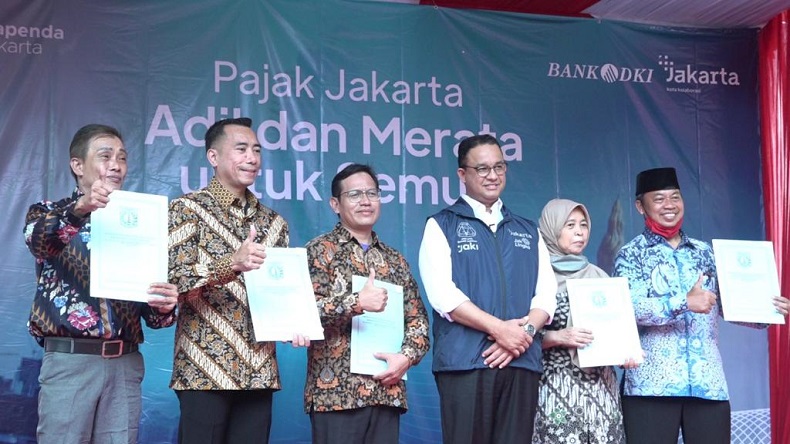 Anies Sebut 85 Persen Warga Jakarta Terbebas dari Pajak Bumi dan Bangunan