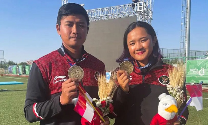 Riau/Rezza Raih Emas di Islamic Solidarity Games 2022: Kado HUT RI Ke-77