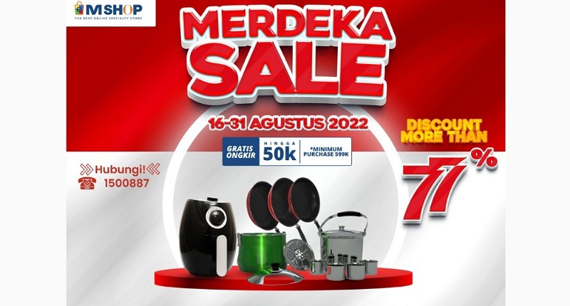 Semarak Kemerdekaan, Alat Masak High Quality Diskon Lebih dari 77%