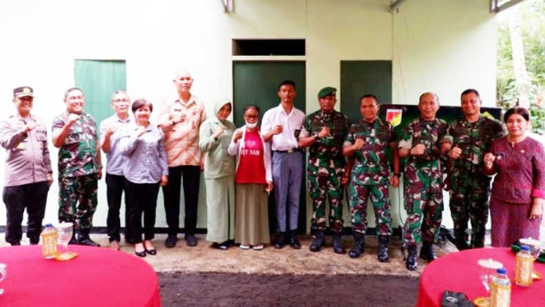 Kasdam Resmikan Rumah Layak Huni Bantuan Kodam XIII Merdeka, Oma Ani Terharu