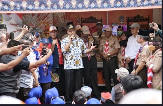 Anies Beri Motivasi Peserta Jambore di Cibubur : Wajah Masa Depan Indonesia