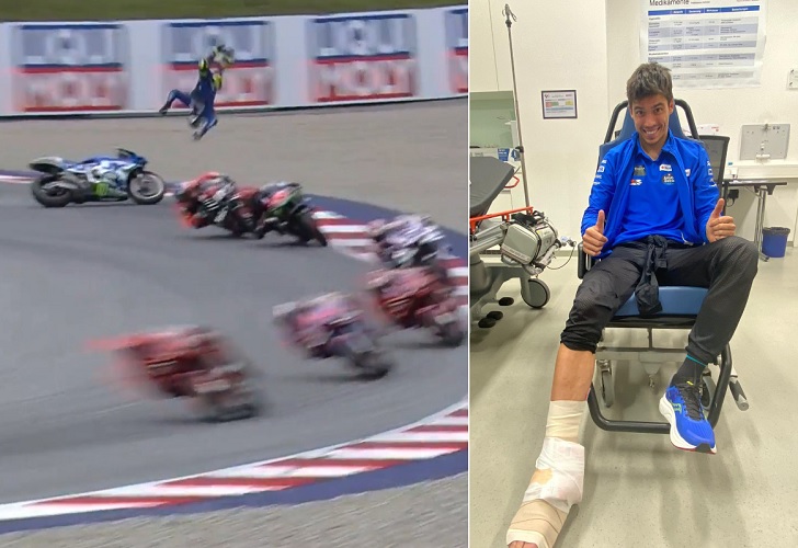 Joan Mir Kecelakaan Parah di MotoGP Austria 2022, Begini Kondisinya Sekarang