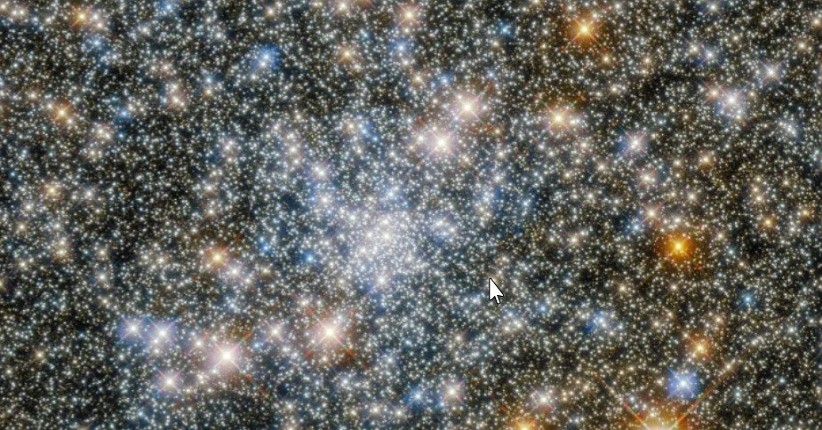 Ribuan Bintang Saling Berdekatan, Gugus Bola Terlihat Dalam Gambar Hubble 