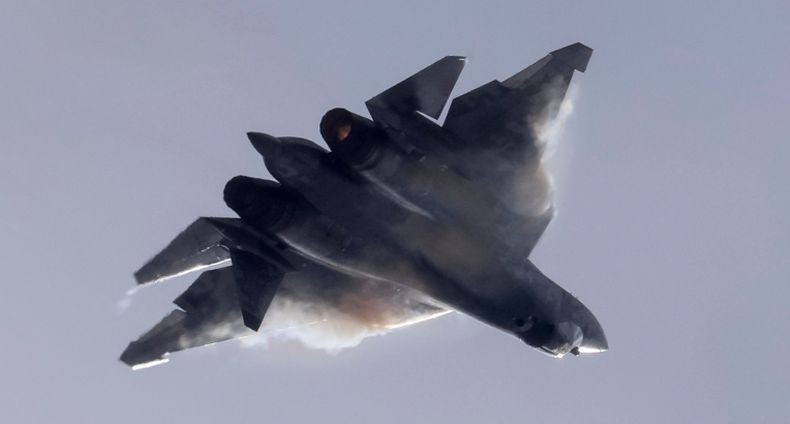 Ukraina Klaim Serang Jet Tempur Siluman Rusia Su-57 untuk Pertama Kali