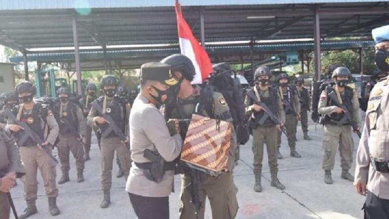 103 Brimob Polda Kepri Dikirim ke Papua, Tergabung dalam Satgas Amole II