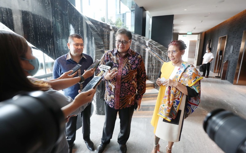 Bertemu Airlangga Hartarto dan Susi Pudjiastuti, Hary Tanoesoedibjo: Akan Ada Lanjutannya