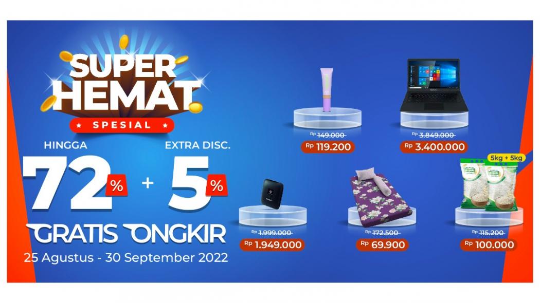 Dapatkan Diskon Sampai 72 Persen + 5 Persen di Promo Super Hemat! Yuk Kunjungi Booth Activity AladinMall by Mister Aladin di MNC Area