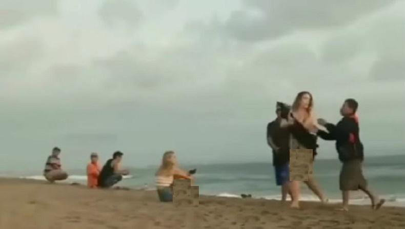 Bikin Malu, Pria Paruh Baya di Bali Ini Viral Tepergok Rekam Bule Berbikini di Pantai