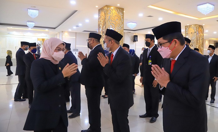 Lantik 60 Pejabat Baru, Menaker: Wujud Reformasi Birokrasi Kemenaker  