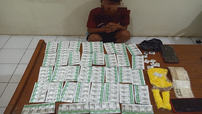 Apes! Jual Obat Terlarang ke Polisi, 2 Pemuda di Parakansalak Sukabumi Ditangkap