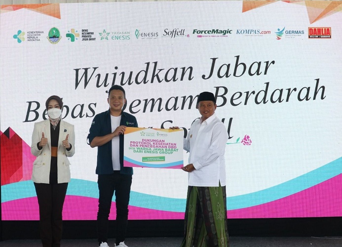 Wagub Jabar dan Atalia Praratya Edukasi DBD kepada Ibu PKK bersama Soffel