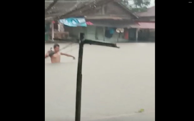 Tanah Laut Terendam Banjir, BPBD Kalsel Langsung Kirim Bantuan