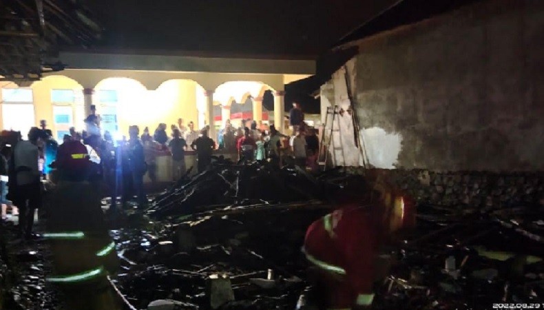 Pesantren Nurul Ummah Bogor Terbakar Diduga karena Korsleting Listrik
