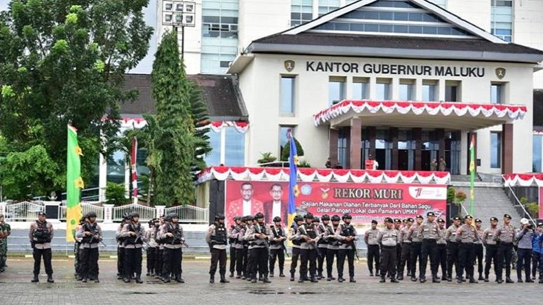Jokowi Akan Kunjungi Tanimbar, 385 Anggota Polda Maluku Siaga Pengamanan  
