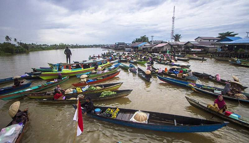 7 Pasar Apung di Indonesia, Nomor 3 Jadi Lokasi Syuting Iklan RCTI