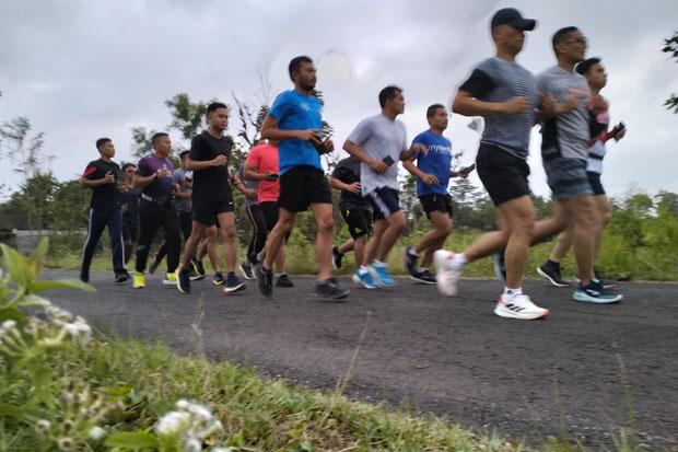  Lari Bersama Sejauh 5,3 Kilometer, Sandiaga Uno Kaget Kecepatan Bupati Gunungkidul 