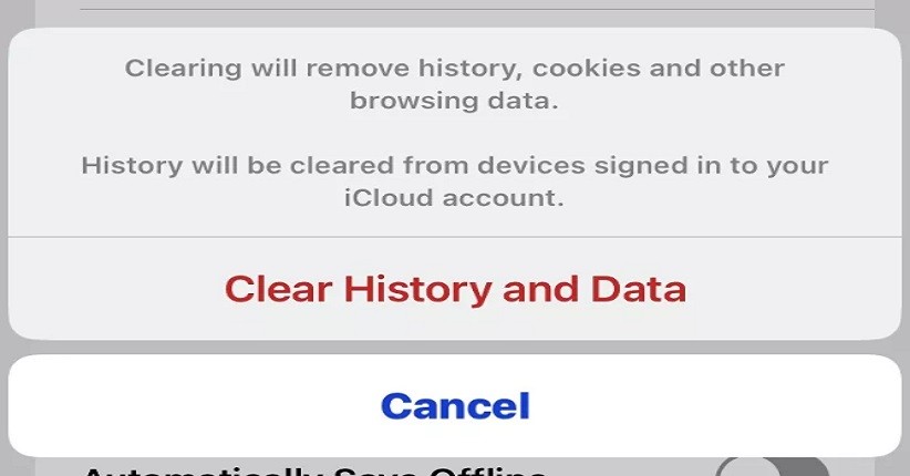 Cara Hapus Cookies di iPhone