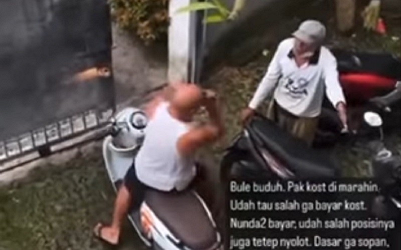 Viral WNA Bentak Pemilik Kos di Bali, Ditagih Sewa malah Marah