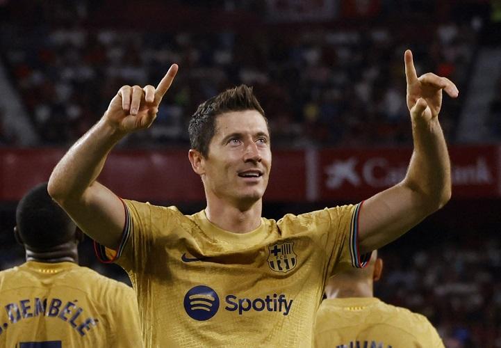 Hasil Sevilla Vs Barcelona: Lewandowski-Raphinha Tajam, Blaugrana Menang Besar