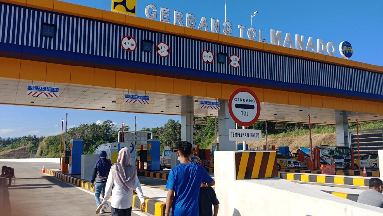 Harga BBM Naik, Tarif Tol Manado-Bitung Masih Harga Lama 