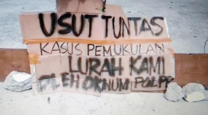  Oknum Satpol PP Pukul Lurah Cabean saat Pembongkaran Jalan di Semarang