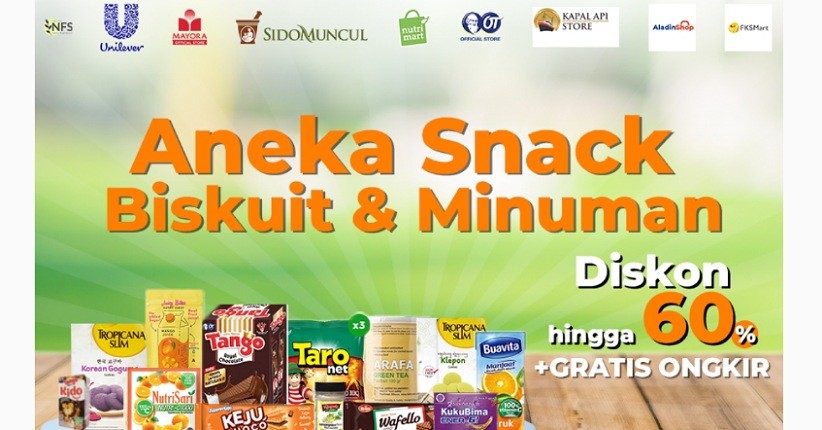 Mau Dapat Diskon Aneka Snack hingga 60% + Gratis Ongkir? Simak Caranya di Sini!