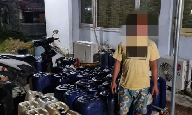 Timbun 495 Liter BBM Solar, Pria di Lombok Tengah Ditangkap Polisi