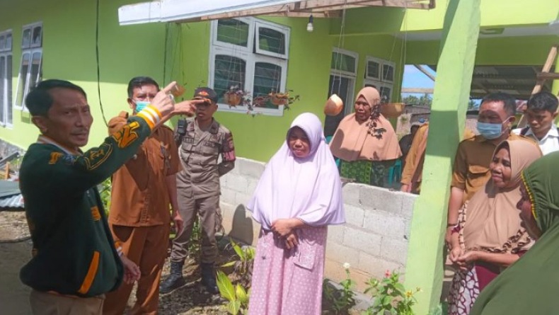 Bantuan Bagi Korban Angin Puting Beliung di Gorontalo Berdatangan