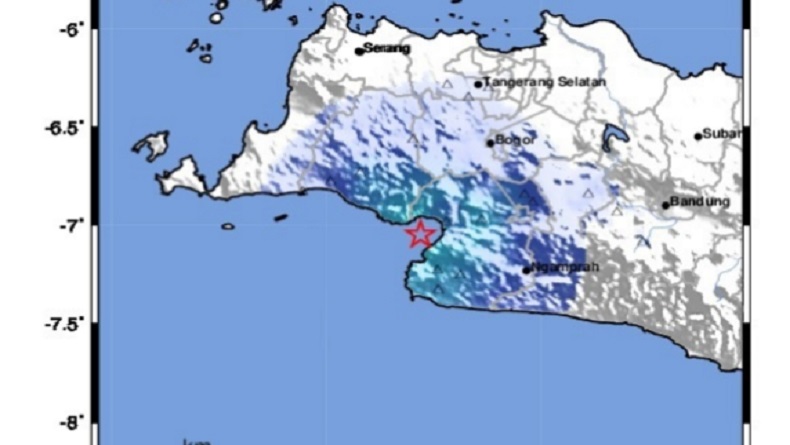 Sukabumi Diguncang Gempa Tektonik Dangkal M4,0, Tak Berpotensi Tsunami