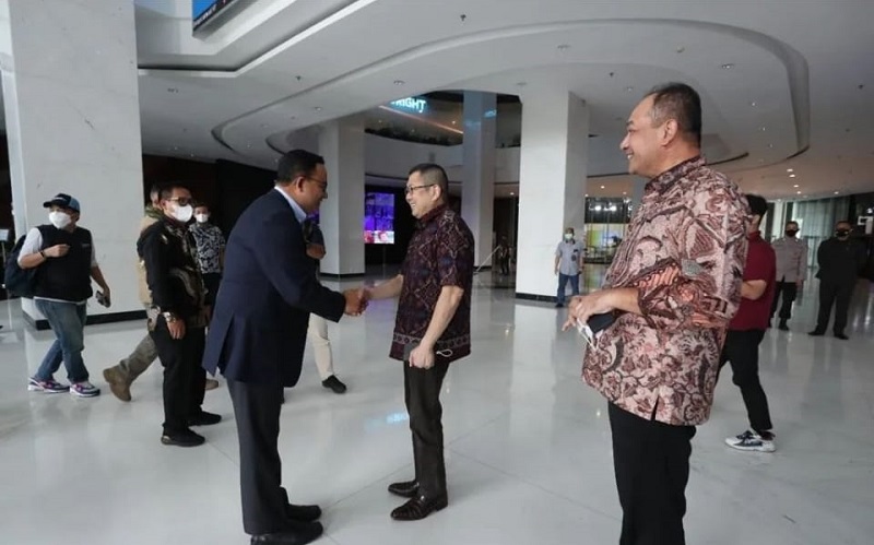 Silaturahmi dengan Anies Baswedan, Hary Tanoesoedibjo : Terima Kasih Atas Sumbangsih untuk Warga Jakarta