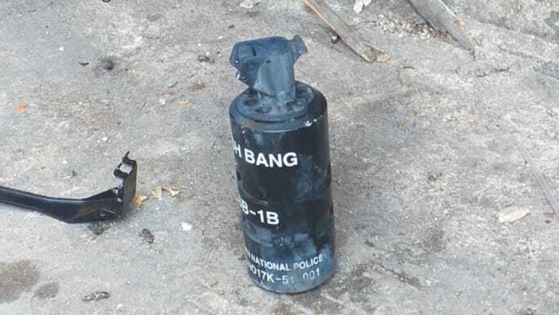 Granat yang Meledak di Cilincing Berjenis Flashbang, Ini Penampakannya