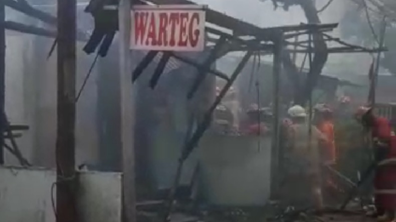 Kebakaran Landa Permukiman di Gunung Putri Bogor, 3 Rumah Kontrakan Hangus