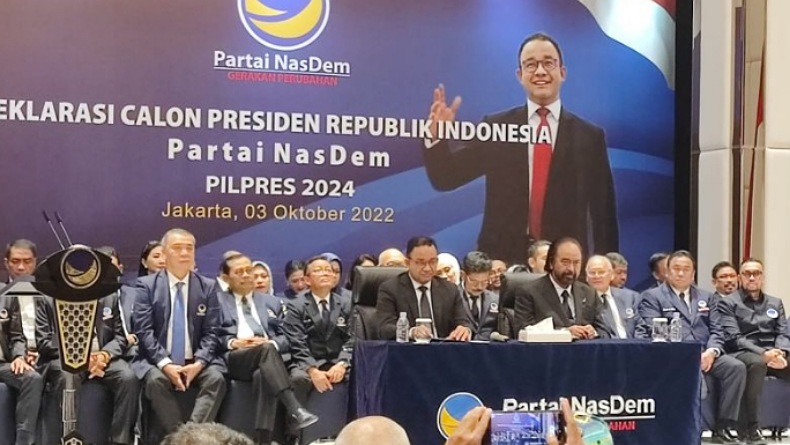 Partai Nasdem Resmi Usung Anies Baswedan Capres 2024