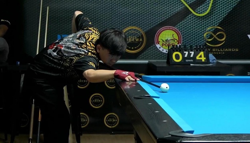 Andri Menang Telak di Pertandingan pembuka POBSI Pool Circuit Seri IV Hari Kedua