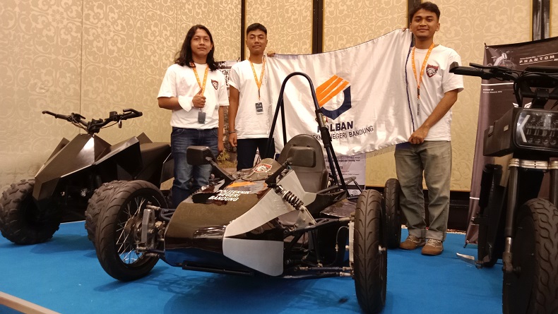 Keren Pisan, Ini Dia Mobil Formula 1 Listrik ala Mahasiswa Polban Bandung