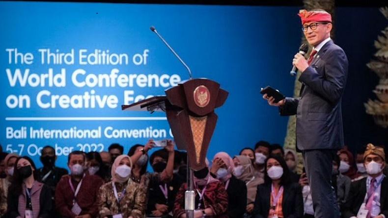 Menparekraf Sandiaga Uno : WCCE Sepakati Bali Roadmap untuk Bangkitkan Ekonomi Kreatif