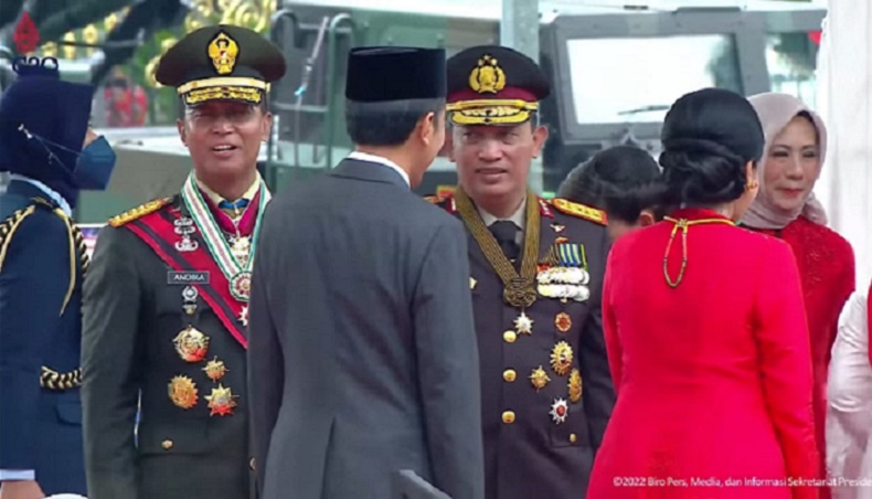 Viral Jokowi Tak Salami Kapolri Jenderal Sigit, Ini Penjelasan Istana