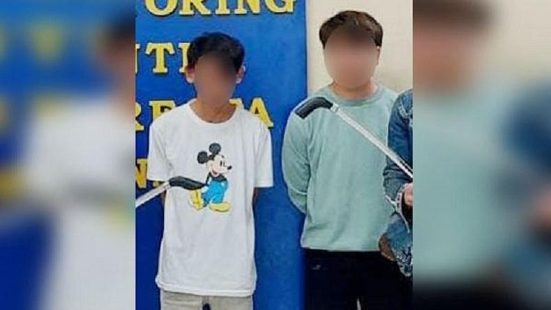 Transaksi Jual Beli Senjata Tajam, 2 Pemuda di Manado Ditangkap Polisi