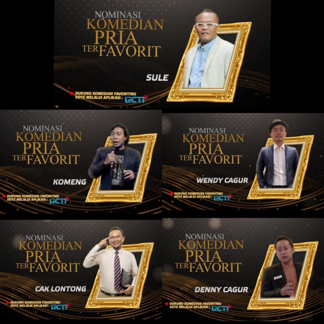 Tentukan Komedian Pria Favoritmu dalam Anugerah Komedi Indonesia 2022, 6 Hari Lagi di iNews