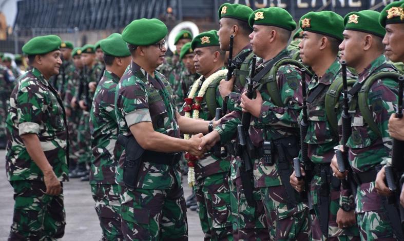 Pulang dari Papua, 450 Prajurit Alugoro Kembali ke Induk Satuan Kodam IV/Diponegoro