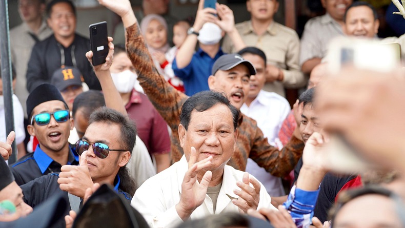 Survei SPIN : Prabowo Dianggap Layak Teruskan Program Pemerintah Jokowi