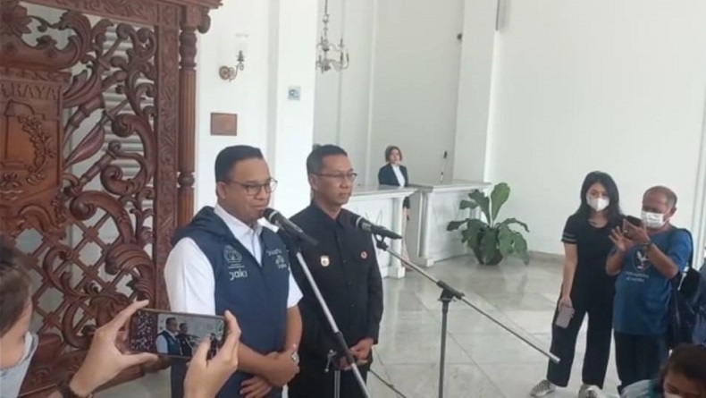 Anies Bertemu Pj Gubernur DKI Terpilih Heru Budi Hartono, Ini yang Dibahas